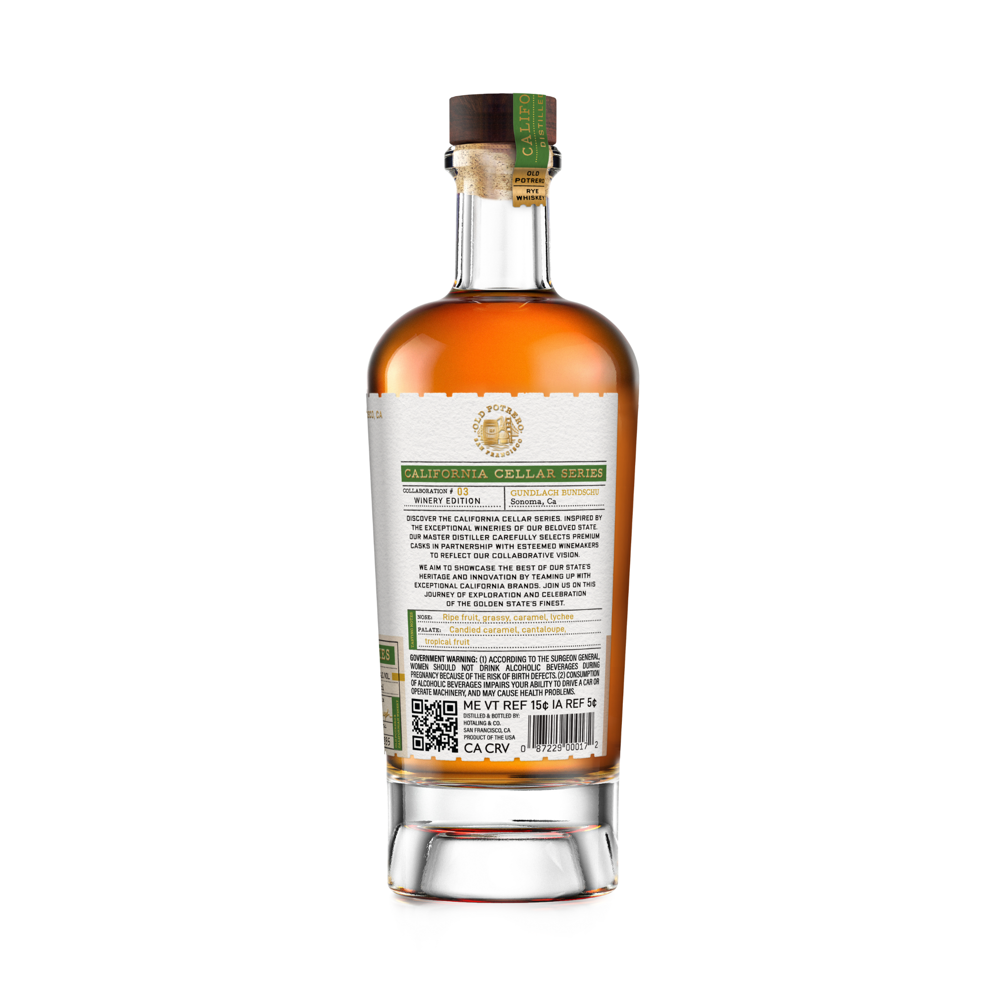 Old Potrero California Cellar Series #03 Gundlach Bundschu Gewurztraminer Finish